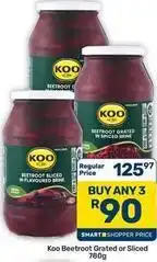 Pick n Pay Hypermarket Koo - beetroot grated or sliced offer