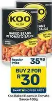 Pick n Pay Hypermarket Koo - baked beans in tomato sauce offer