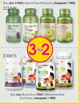 Clicks GNC Herbal Plus Products offer