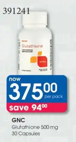 Clicks GNC Glutathione offer