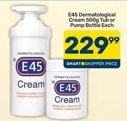 Pick n Pay Dermatological cream 500g tub or pump bottle each offer