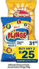 Pick n Pay Willards - cheese curls or flings offer