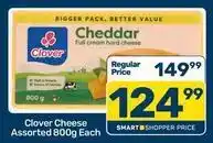 Pick n Pay Clover - cheddar full cream hard cheese offer