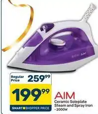 Pick n Pay Aim - ceramic soleplate steam and spray iron offer