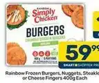 Pick n Pay Rainbow - burgers crumbed chicken burgers offer