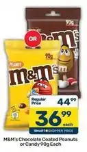 Pick n Pay M&m's - chocolate coated peanuts or candy offer