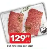 Pick n Pay Bulk tenderised beef steak offer
