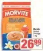 Spar Morvite - instant porridge offer