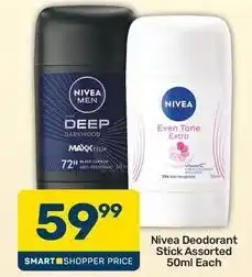 Pick n Pay Nivea - deodorant stick offer