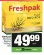 SuperSpar Freshpak - pure rooibos tagless teabags offer