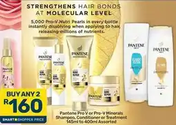 Pick n Pay Pantene - pro-v minerals shampoo, conditioner or treatment offer