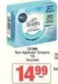 Spar Lil-lets - non-applicator tampons offer