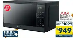 Pick n Pay Aim - 20 litre electronic microwave oven offer