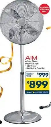 Pick n Pay Aim - 40cm silver pedestal fan offer