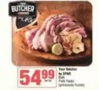 Spar - pork packs