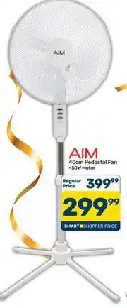 Pick n Pay Aim - 40cm pedestal fan - 50w motor offer