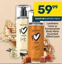 Pick n Pay Exclamation - i love or body mists offer