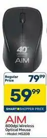 Pick n Pay Aim - 800dpi wireless optical mouse - model: ms2db offer