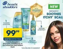 Pick n Pay Head & shoulders - head & shoulders shampoo, conditioner or 2in1 assorted offer