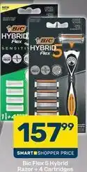 Pick n Pay Bic - bic flex 5 hybrid razor + 4 cartridges offer