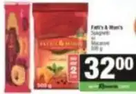 Spar Spaghetti or macaroni offer