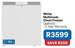 OK Furniture White multimode chest freezer dmf470 offer