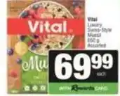 SuperSpar Vital - luxury swiss-style muesli offer