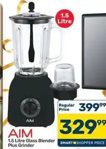 Pick n Pay Aim - glass blender plus grinder offer