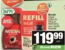 SuperSpar Nescafé - classic coffee jar offer