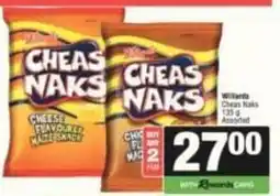 SuperSpar Willards - cheas naks offer