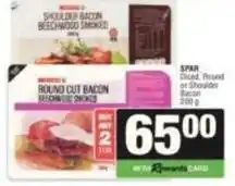 SuperSpar Spar - diced, round or shoulder bacon beechwood smoked offer