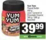 Spar Yum yum - peanut butter offer