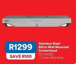 OK Furniture Defy - 60cm wall mounted cookerhood dch60ss offer