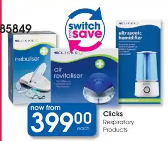 Clicks Clicks air revitaliser offer