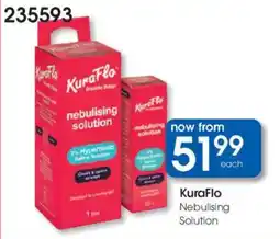 Clicks KuraFlo Nebulising Solution offer