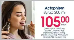 Clicks Actophlem Syrup offer