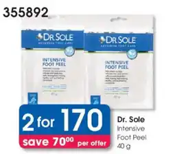 Clicks Dr. Sole Intensive Foot Peel offer