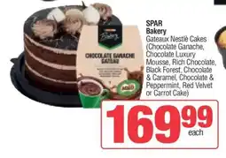 Spar SPAR Bakery Gateaux Nestlé Cakes offer