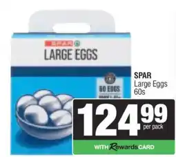 Spar SPAR Large Eggs 60s offer