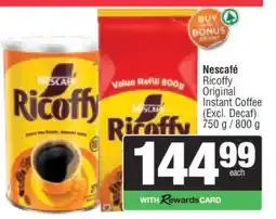 Spar Nescafé Ricoffy Original Instant Coffee offer