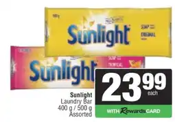 Spar Sunlight Laundry Bar offer