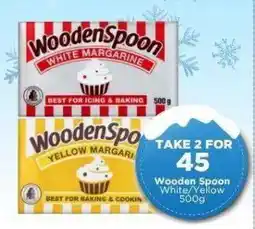 Check Star Wooden Spoon White/Yellow Margarine offer