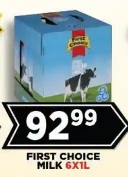 Goal Supermarket First Choice Milk offer