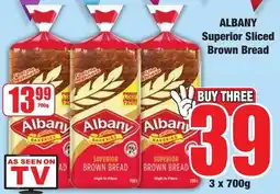 Boxer Superstores Albany Superior Sliced Brown Bread offer