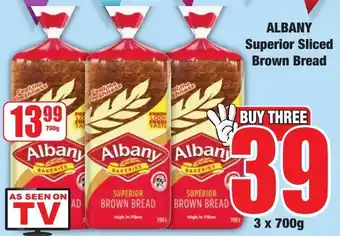 Boxer Superstores Albany Superior Sliced Brown Bread offer