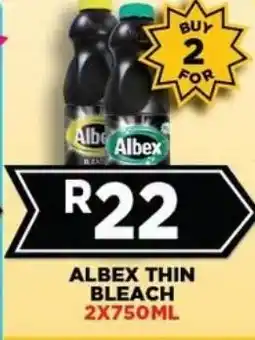 Goal Supermarket Albex Thin Bleach offer