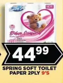 Goal Supermarket Spring Soft Toilet Paper 2Ply offer