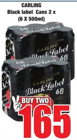 Boxer Superstores CARLING Black Label offer