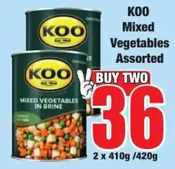 Boxer Superstores KOO Mixed Vegetables Assorted offer