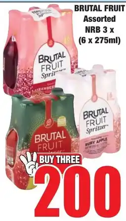 Boxer Superstores BRUTAL FRUIT Spritzer Assorted offer